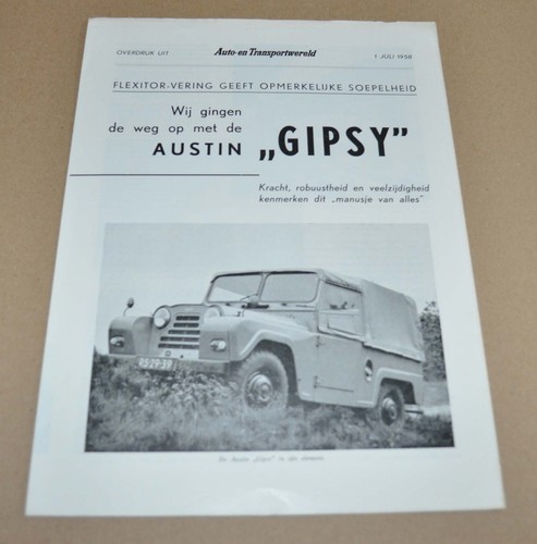 1958 austin gipsy road test - road,