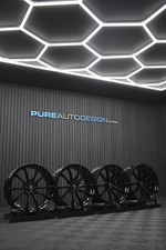 Genuine 23" Lamborghini Urus Taigete Alloy Wheels Black SET OF FOUR