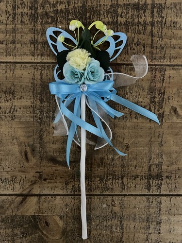 Handmade floral butterfly - handmade,