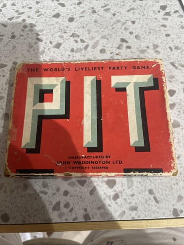 Pit vintage card game - vintage,