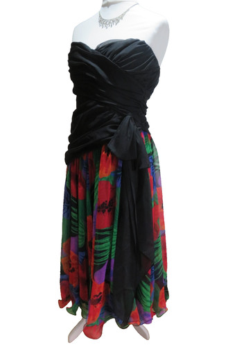 Long vintage 1980s frank usher - long,