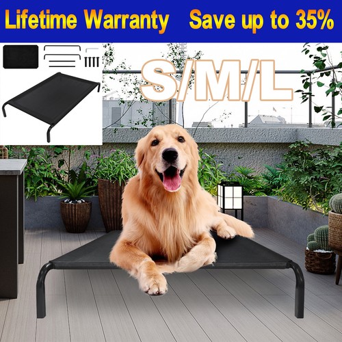 High raised dog bed elevated - high,