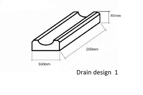 Drainage channel driveway - drainage,