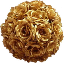 Elegant 11.8" Gold Rose