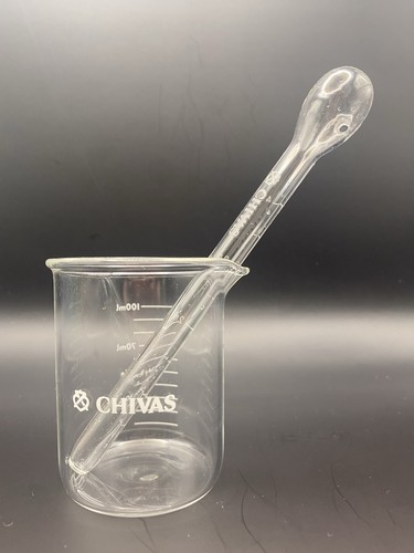 Chivas glass measuring beaker - chivas,