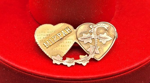 Antique brooch pin gold - pin,