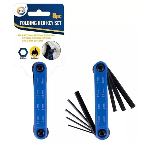 Folding hex key set - folding,
