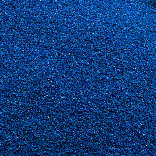 Modelling coloured sand blue - sand,