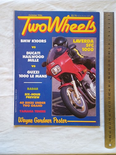 1986 magazine laverda bmw - magazine,