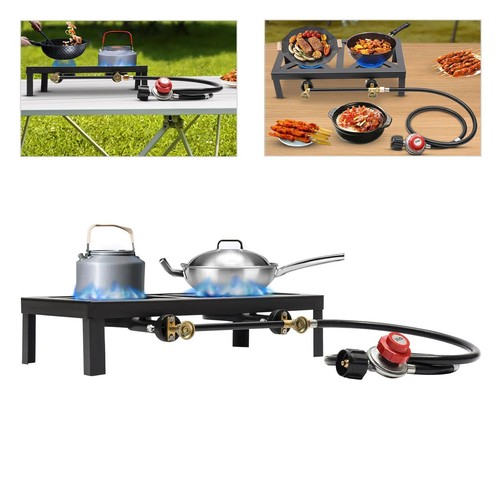 Double burner gas - double,