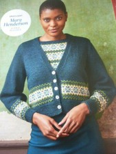 Knitting Pattern-Lady's Stunning Twinset  With Fairisle In 4Ply  .32--48in