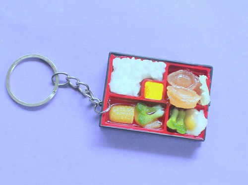 Bento box keyring chinese - bento, food