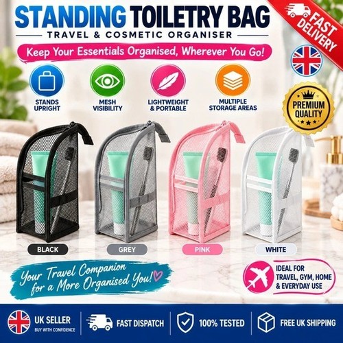 Standing toiletry bag - standing,