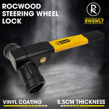 Steering Wheel Lock T-Bar Car Van Vehicle Anti Theft Security Safety 2 Keys