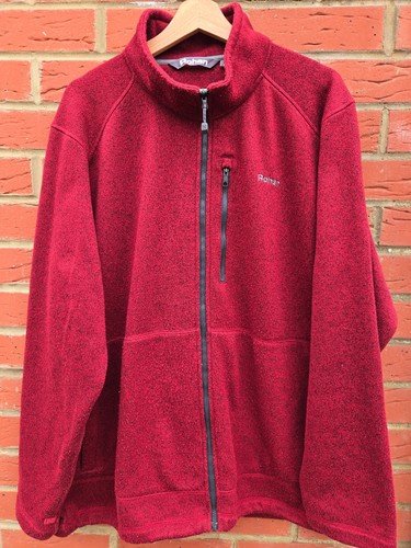 Rohan red marl full zip - red, fleece