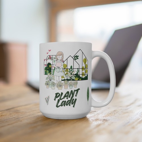Cute plant lady coffee - cute,
