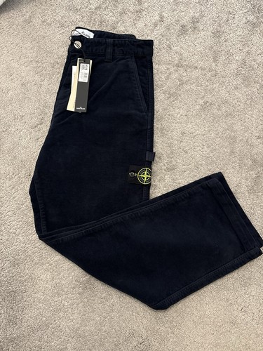 Stone island cotton moleskin - island,