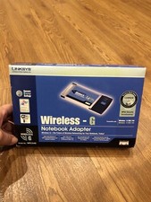 Linksys Wireless-G Notebook Adapter WPC54G-UK - BRAND NEW & FACTORY SEALED (e1