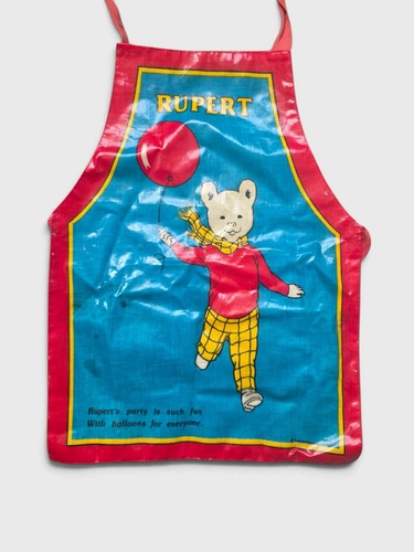 Vintage 1982 rupert bear pvc - bear,