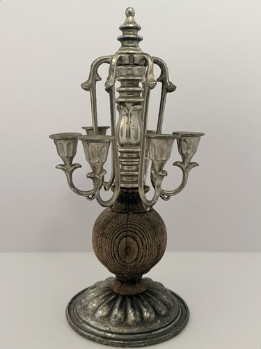 Vintage victorian pewter table - vintage,