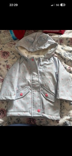 Cherry rain coat - coat, baby