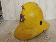 YELLOW LEATHER FIREFIGHTER