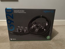 Logitech G920 Racing Steering Wheel with Pedals. For Pc And Xbox