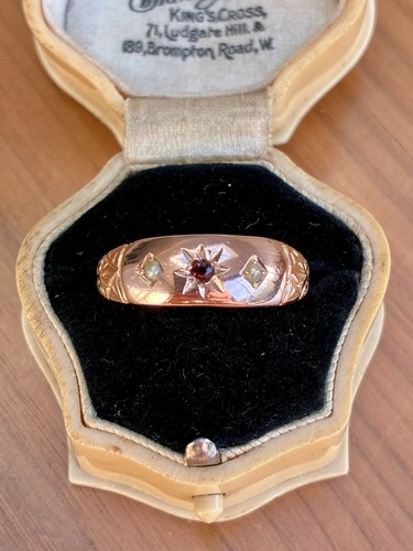 Antique 9ct rose gold - antique,