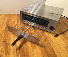 **PROFESSIONAL SERIES PIZZA OVEN & FROZEN SNACK BAKER STAINLESS STEEL & TIMER