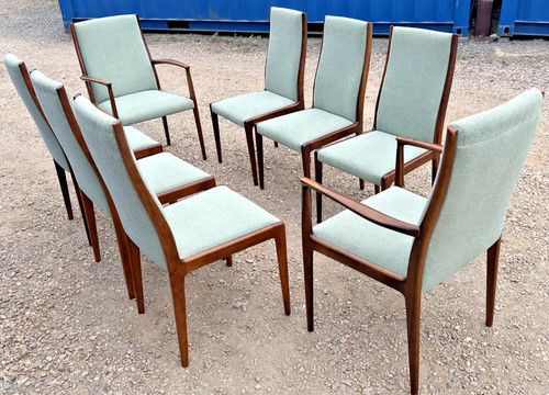 Set danish dining chairs - 8,