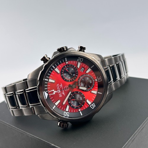 Bulova marine star 98b350 red - marine,