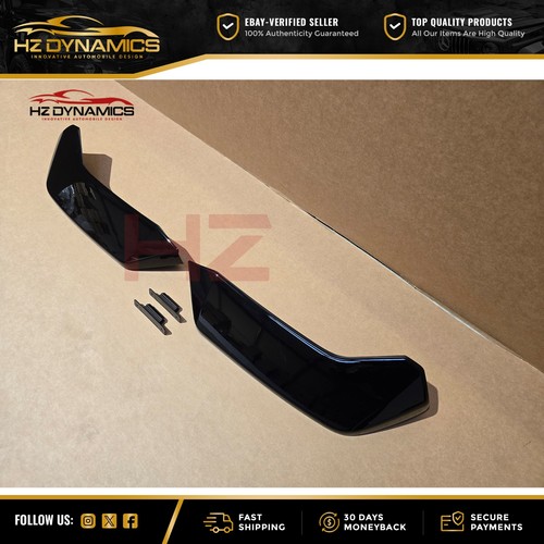 Tailgate spoiler gloss black - tailgate,