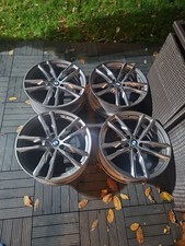 19" GENUINE OEM G01 BMW X3 M SPORT 2018 Silver/chrome ALLOY WHEEL - SET OF 4