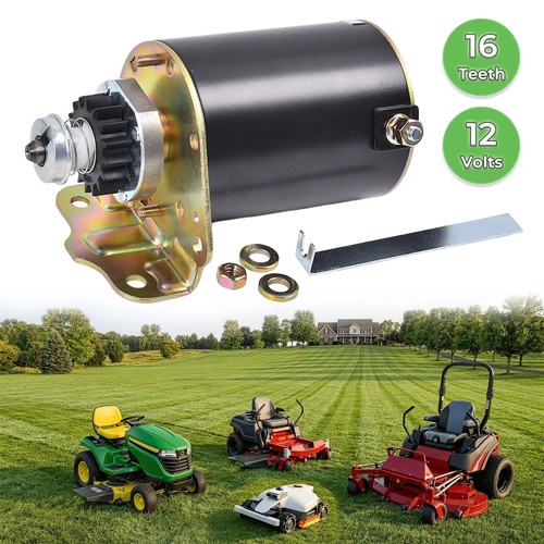 Lawn mower starter motor - mower,