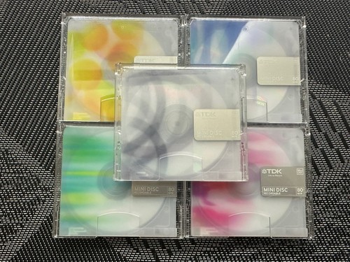 Tdk colour md80 minidiscs - tdk, 80