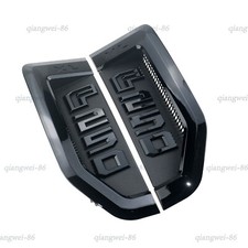 For 2017-2022 F250 XL Emblems DRIVER &PASSANGER Side Badge Black