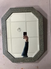 Vintage Hexagonal Wall Mirror