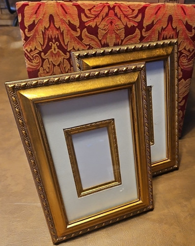Vintage gold ornate frames 5x7 - vintage,