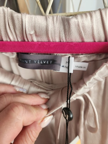 Satin trousers mint velvet - satin,