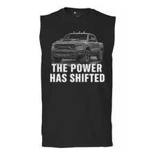 The Power Has Shifted Men's Muscle Shirt American 4x4 Offroad Pickup Truck