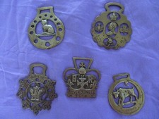 collection of  vintage Horse Brasses  (op3)