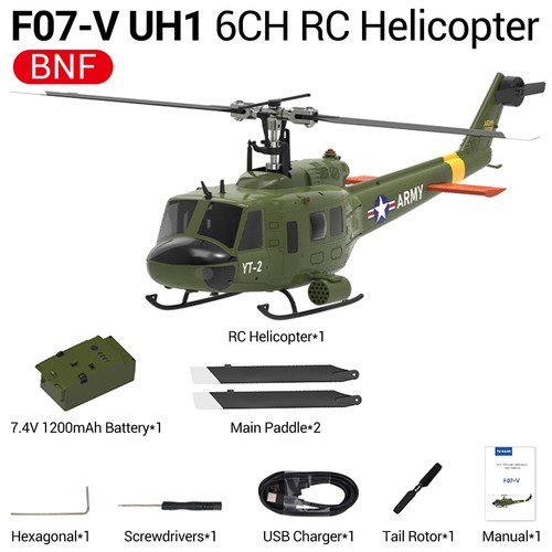 Yuxiang f07v huey rc - f07v, uh-1