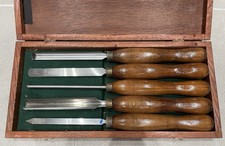 Set Of 5 Crown Wood turning