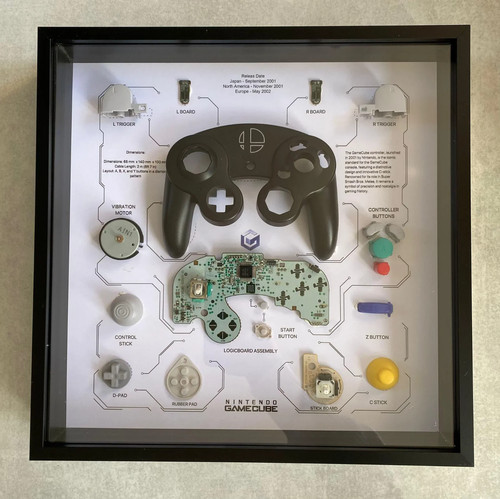 Framed original nintendo - original,