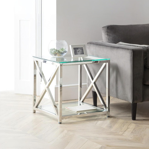 Miami lamp table glass - -,