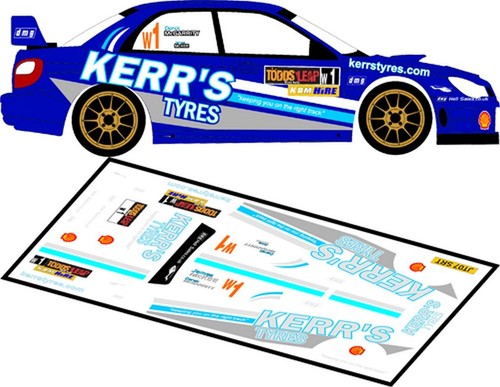Decals subaru impreza wrc - decals,