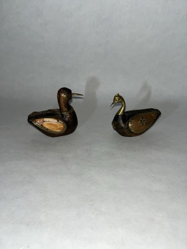Antique set two - wood, &