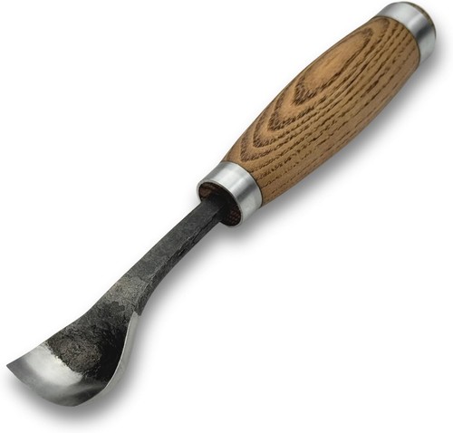 Hand forged bent gouge - hand-forged,
