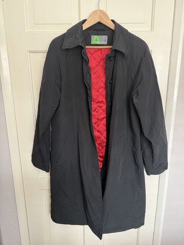 Ally capellino black overcoat - capellino,
