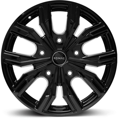 Black alloy wheels - alloy,